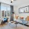 Dog-Friendly Luxury Apartments in Midtown Sacramento, CA - Press at Midtown - Living Room with a Ceiling Fan, Wood-Style Flooring, and a Spacious Window